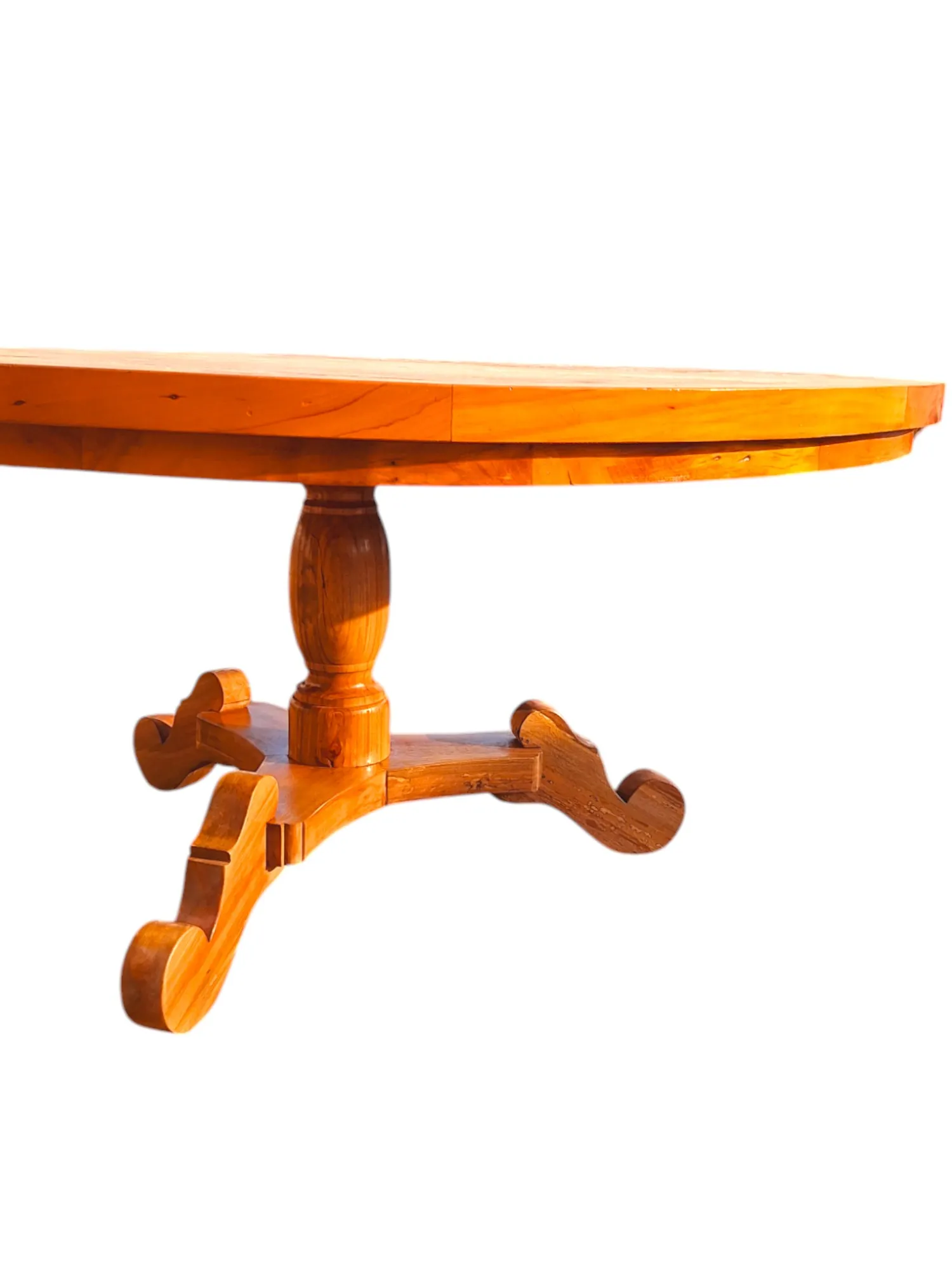 Mesa de jantar pé torneado